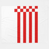 Drapeau de la couverture en polaire de Brême (Devant (Horizontal))