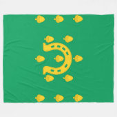 Drapeau de la couverture en polaire de Rutland (Devant (Horizontal))