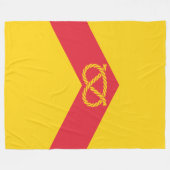 Drapeau de la couverture en polaire du Staffordshi (Devant (Horizontal))