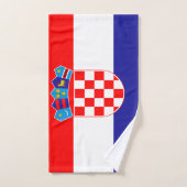 Drapeau de la Croatie (Serviette à main)