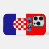 Drapeau de la Croatie (Verso Horizontal)