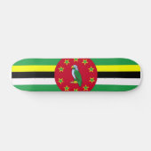 Drapeau de la Dominique Skateboard (Horz)