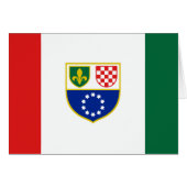 Drapeau de la Fédération de Bosnie (Devant horizontal)