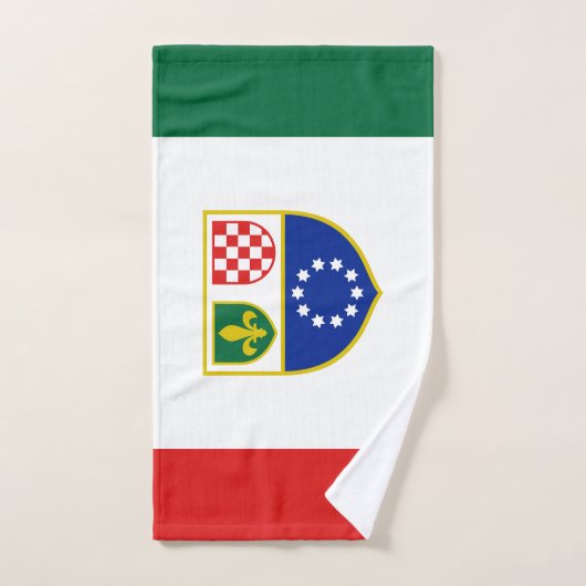 Drapeau de la Fédération de Bosnie (Serviette à main)