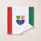 Drapeau de la Fédération de Bosnie (Gant de toilette)
