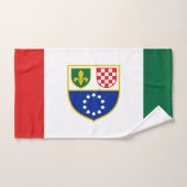 Drapeau de la Fédération de Bosnie (Serviette à main)