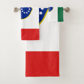 Drapeau de la Fédération de Bosnie-Herzégovine (En situation)