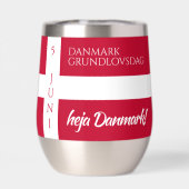 Drapeau de la fête nationale danoise Danmark Grund (Arrière)