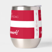 Drapeau de la fête nationale danoise Danmark Grund (Gauche)