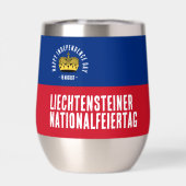 Drapeau de la fête nationale du Liechtenstein (Arrière)