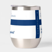 Drapeau de la fête nationale finlandaise (Droite)