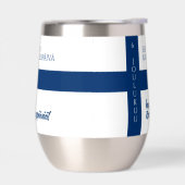 Drapeau de la fête nationale finlandaise (Gauche)