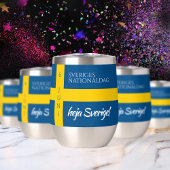 Drapeau de la fête nationale suédoise Sveriges