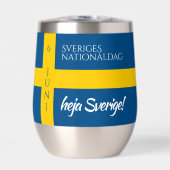 Drapeau de la fête nationale suédoise Sveriges (Avant)