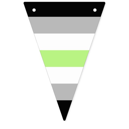Drapeau de la fierté agender - Identité agender LG (Premier drapeau)