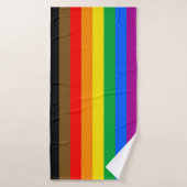 Drapeau de la fierté arc-en-ciel de Philly (Serviette de bain)