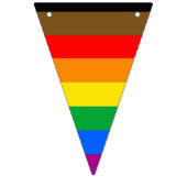 Drapeau de la fierté arc-en-ciel de Philly (Deuxième drapeau)