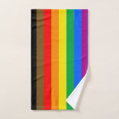 Drapeau de la fierté arc-en-ciel de Philly (Serviette à main)