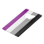 Drapeau de la fierté asexuelle (Dos Angle)
