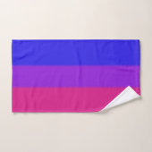 Drapeau de la fierté bisexuelle tombée (Serviette à main)