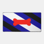 Drapeau de la fierté de jeu de chiots de SlipperyJ (Recto)