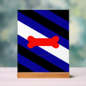 Drapeau de la fierté de jeu de chiots de SlipperyJ (Neutre)