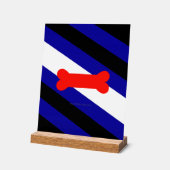 Drapeau de la fierté de jeu de chiots de SlipperyJ (Angle)
