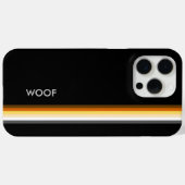 Drapeau de la fierté de l'ours avec iPhone / coque (Verso (horizontal))