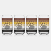 drapeau de la fierté de l'ours de SlipperyJoe's te (Dos)