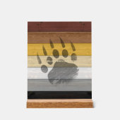 drapeau de la fierté des ours de SlipperyJoe's tex (Recto)