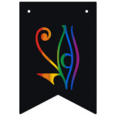 Drapeau de la fierté gay goth (Deuxième drapeau)