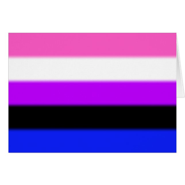 Drapeau de la Fierté Genderfluide (Devant Horizontal)
