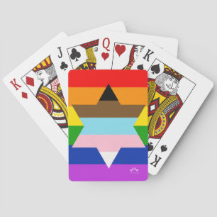 Drapeau de la fierté juive inclus Cartes de jeu cl