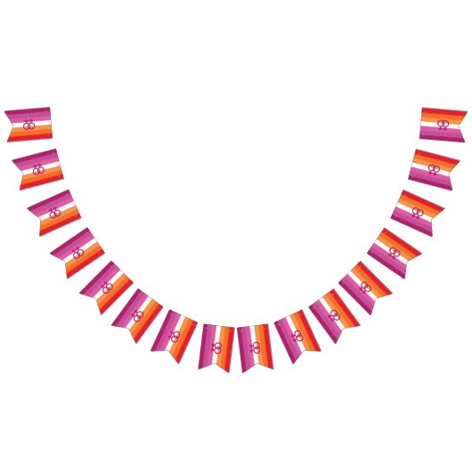 Drapeau de la fierté lesbienne WLW (Tout)