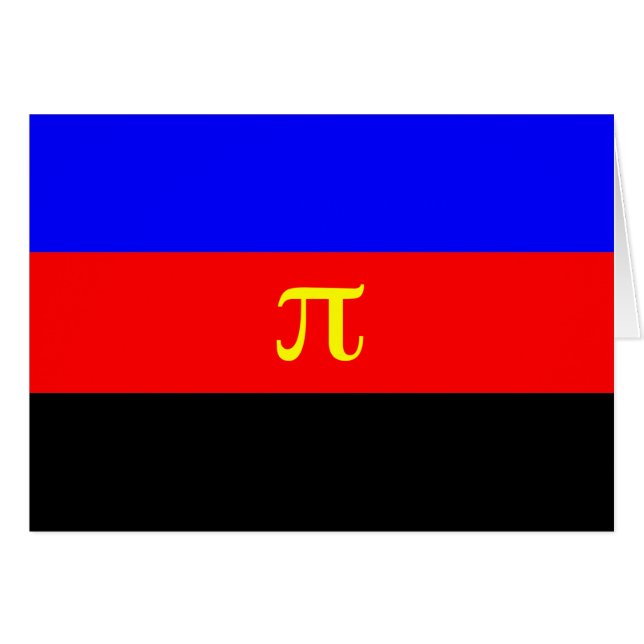 Drapeau de la Fierté polyamérale (Devant Horizontal)