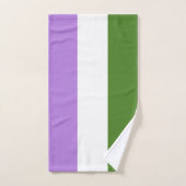 Drapeau de la fierté queer (Serviette à main)