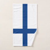 Drapeau de la Finlande (Serviette à main)