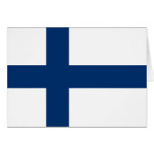 Drapeau de la Finlande (Devant horizontal)