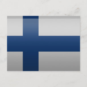 Drapeau de la Finlande. Briefkaart