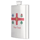 Drapeau de la Fiole de Montréal (Québec) (Gauche)