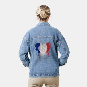 Drapeau de la France amour