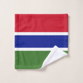 Drapeau de la Gambie (Gant de toilette)