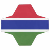 Drapeau de la Gambie (Plat)