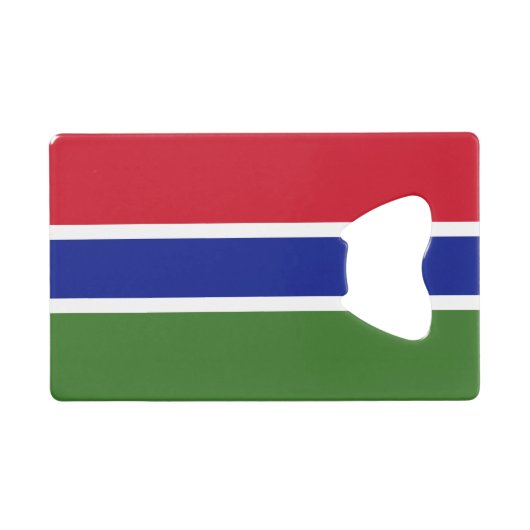 Drapeau de la Gambie (Devant (Horizontal))
