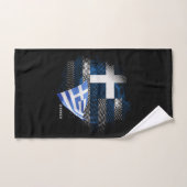 Drapeau de la Grèce (Serviette à main)