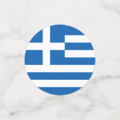 Drapeau de la Grèce Confetti (Petit recto)