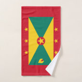 Drapeau de la Grenade (Serviette à main)