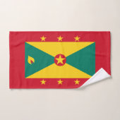 Drapeau de la Grenade (Serviette à main)