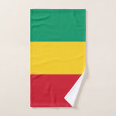 Drapeau de la Guinée (Serviette à main)