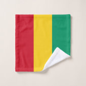 Drapeau de la Guinée (Gant de toilette)